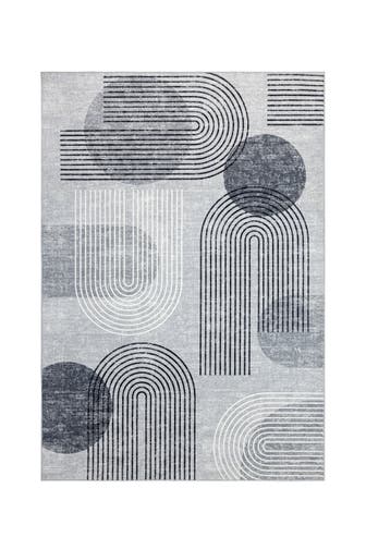 KAYOOM Wohnzimmer Teppich Outdoor Teppich Visionary 126 in grau