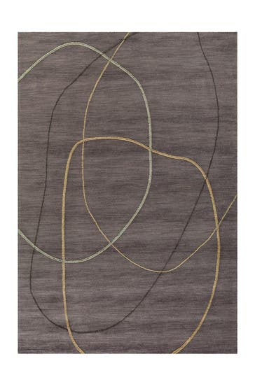 ARTE ESPINA Wohnzimmer Teppich Kurzflorteppich Mood 430 in grau