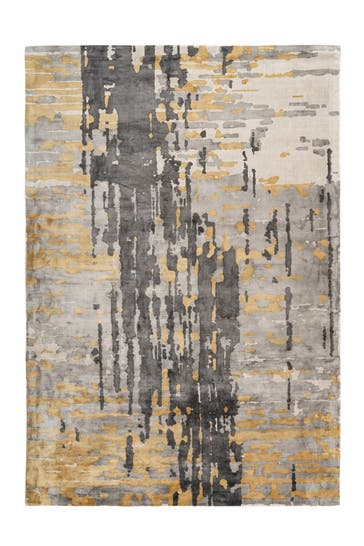 PADIRO Wohnzimmer Teppich Kinderteppich Sinai 225 in grau - blau - gold