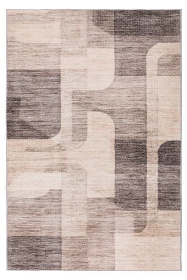 KAYOOM Wohnzimmer Teppich Kurzflorteppich Bluster 225 in taupe