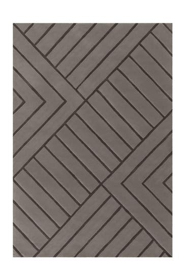 ARTE ESPINA Wohnzimmer Teppich Kurzflorteppich Cool 505 in grau – Modern