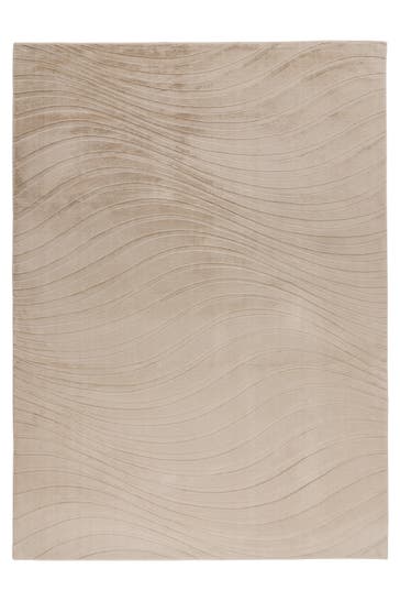 KAYOOM Wohnzimmer Kurzflor Teppich Kierk 325 Beige