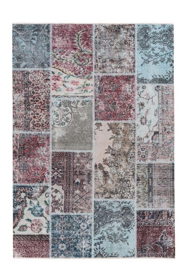 PADIRO Wohnzimmer Teppich Kurzflorteppich Toska 225 240 x 330 cm in multi - rot