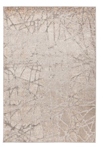 KAYOOM Wohnzimmer Teppich Kurzflorteppich Catcher 125 in silber - beige
