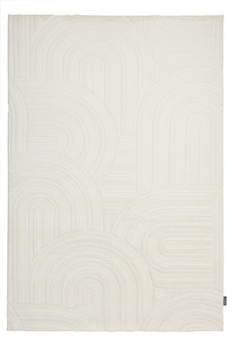 KAYOOM Wohnzimmer Teppich Cosmic 526 in weiß