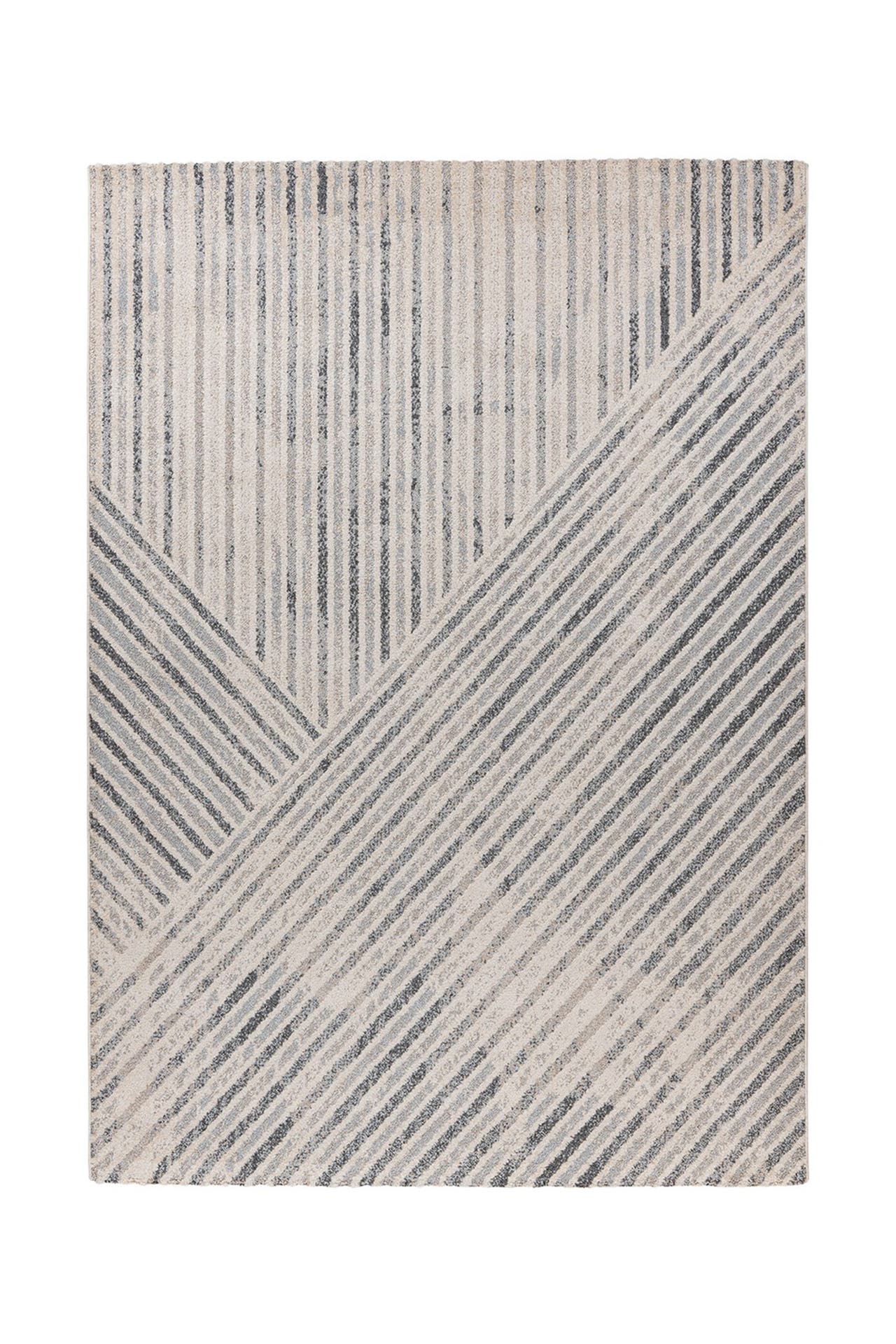 KAYOOM Wohnzimmer Teppich Kurzflorteppich Rhombus 125 in beige - grau, Bild 1