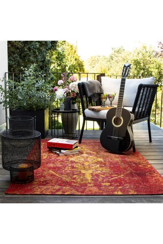 KAYOOM Outdoorteppich Vintage Teppich Goliath 653 in rot – Vintage