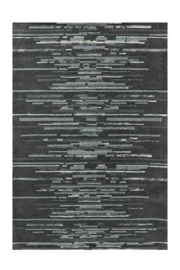 ARTE ESPINA Wohnzimmer Teppich Kurzflorteppich Satin 805 in anthrazit