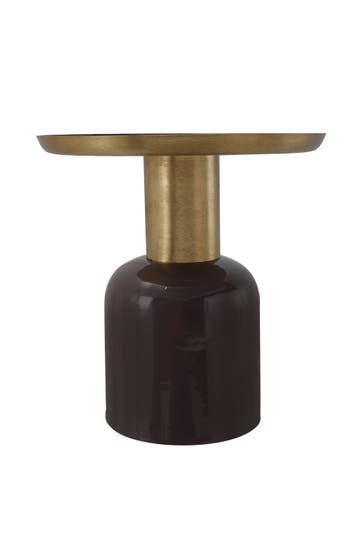 KAYOOM Beistelltisch Art Deco 825 in dunkellila - gold