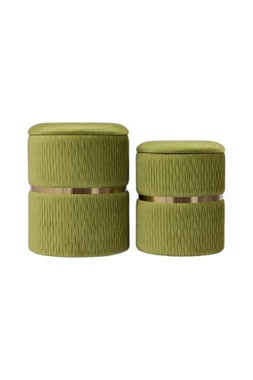 KAYOOM Hocker Zora 425 2er-Set in pistachio - grün