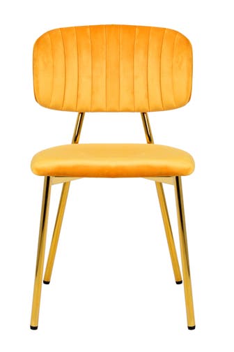 KAYOOM Stuhl Giselle 125 2er-Set Hellorange – Eiche