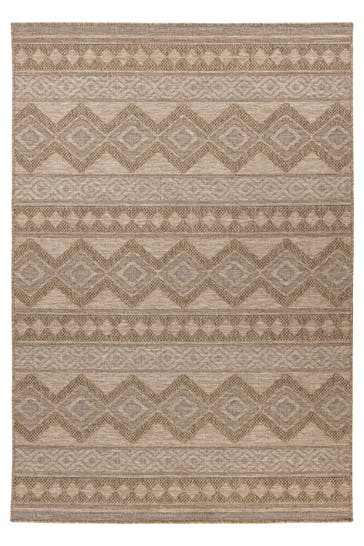 KAYOOM Wohnzimmer Kurzflor Teppich Sindra 225 Natur