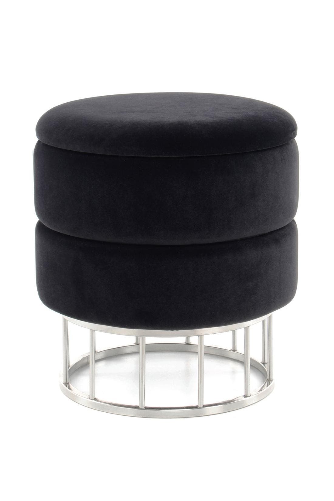 KAYOOM Hocker Zero 525 - schwarz - silber – Eiche, Bild 1