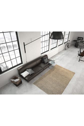 KAYOOM Wohnzimmer Teppich Webteppich Aperitif 310 in beige - braun – Landhaus