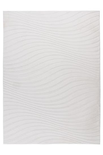 KAYOOM Wohnzimmer Kurzflor Teppich Kierk 325 Elfenbein