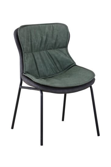 KAYOOM Stuhl Brady 225 grün - Dunkelgrau modern