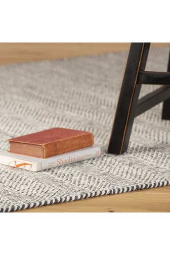 KAYOOM Wohnzimmer Teppich Webteppich Bombay 343 in silber – Modern