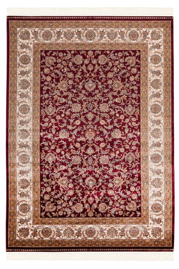 KAYOOM Wohnzimmer Teppich Vintage Teppich Babil 310 in rot – Vintage
