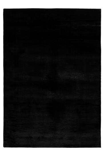 KAYOOM Wohnzimmer / Schlafzimmer Kurzflor Teppich Cross 425 Schwarz