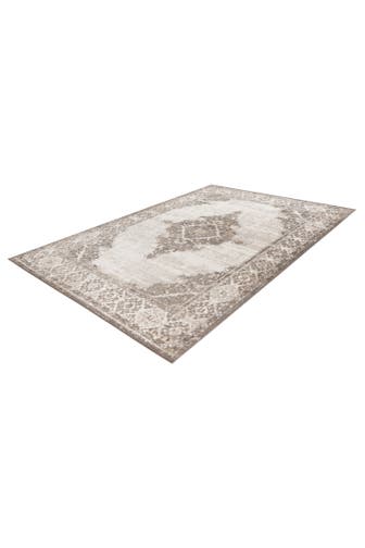 KAYOOM Wohnzimmer Kurzflor Teppich Catcher 425 Silber / Beige