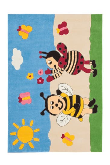 ARTE ESPINA Wohnzimmer Teppich Kurzflorteppich Joy 4091 110 x 160 cm in multi