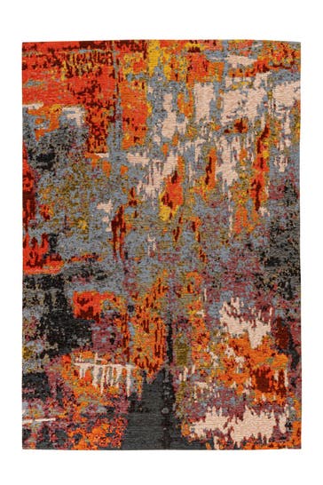 PADIRO Wohnzimmer Teppich Kurzflorteppich Primavera 525 bunt - rot