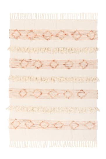 KAYOOM Decke Decke - Tagesdecke Bohist 225 Rosa - Creme rosa - creme