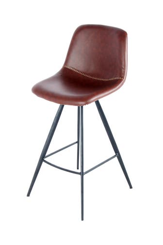 KAYOOM Stuhl Barstuhl Samantha 325 2er-Set in dunkelbraun - schwarz
