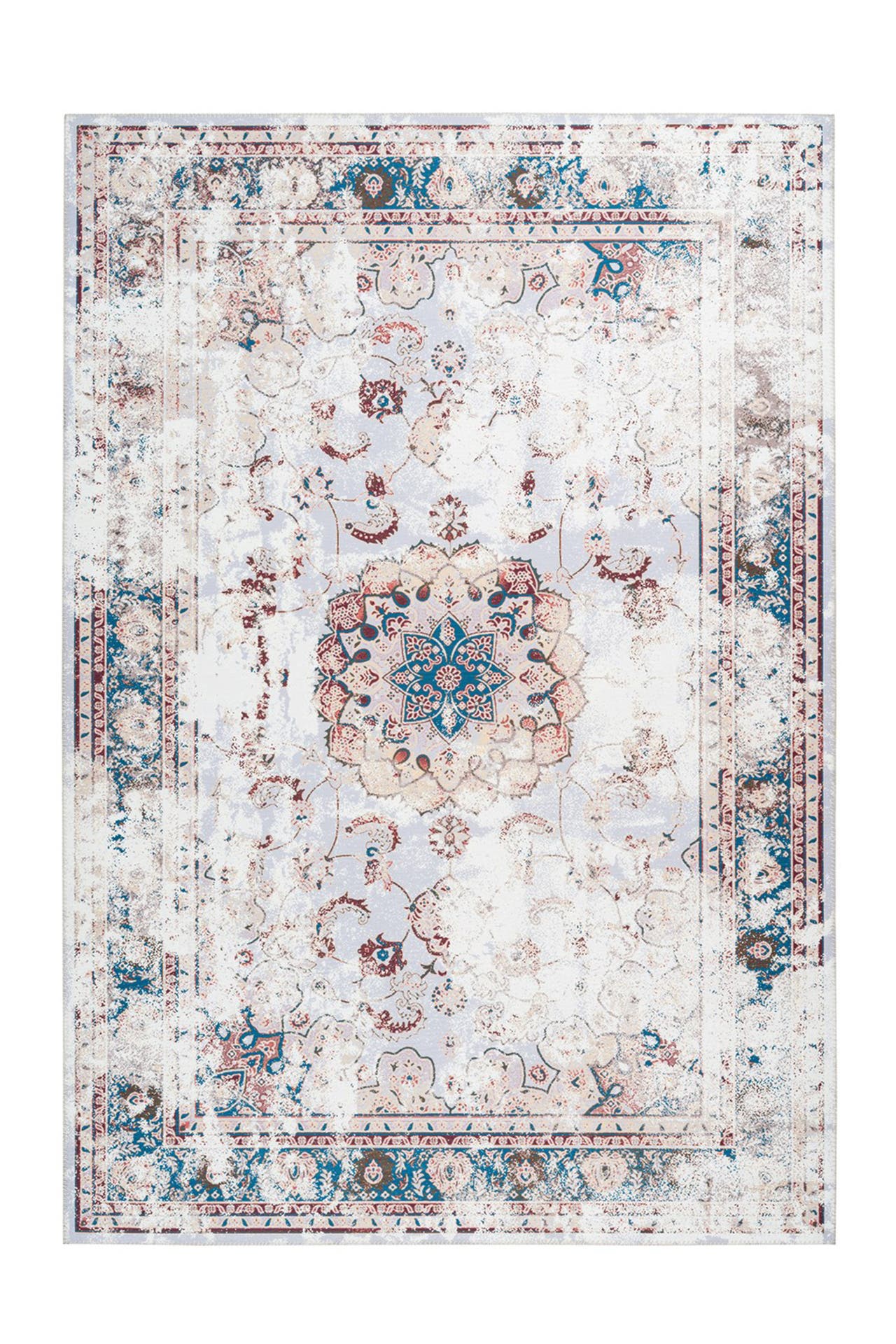 ARTE ESPINA Wohnzimmer Teppich Kurzflorteppich Galaxy 225 bunt - braun, Bild 1