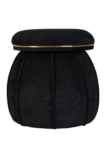 KAYOOM Hocker Corin 135 - schwarz - gold