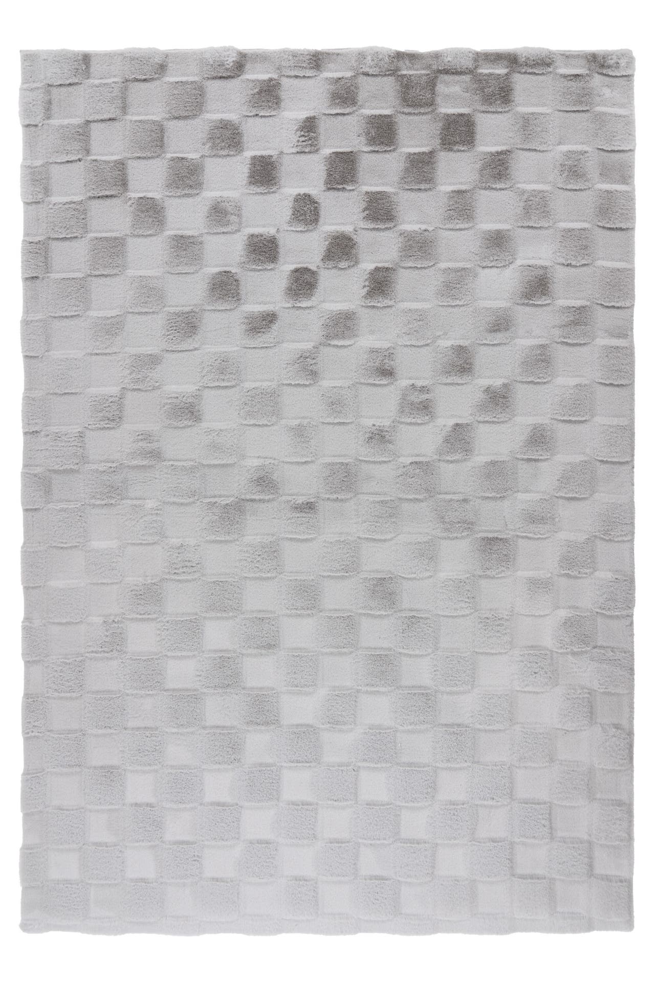 KAYOOM Wohnzimmer Kurzflor Teppich TaskForce 125 silber, Bild 1