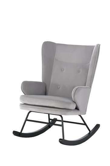 KAYOOM Stuhl Schaukelstuhl Melorie 125 grau
