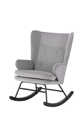 KAYOOM Stuhl Schaukelstuhl Melorie 125 grau