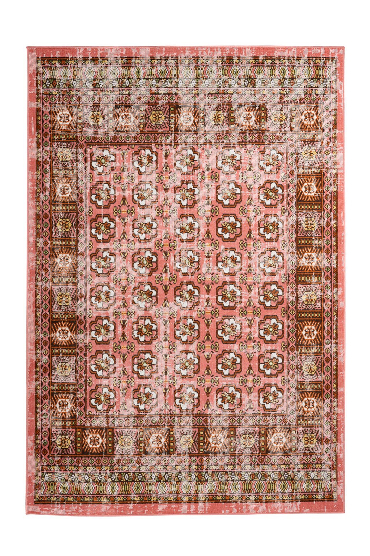 ME GUSTA Wohnzimmer Teppich Kurzflorteppich Ariya 625 in rot, Bild 1