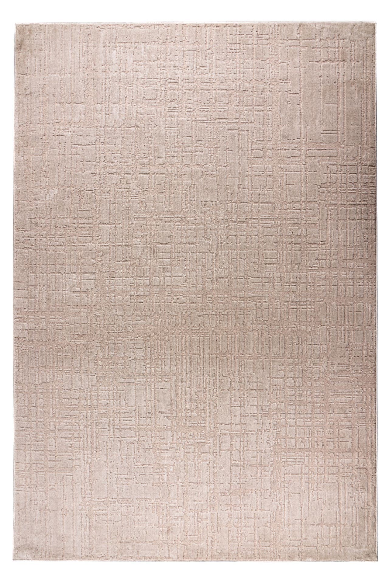 KAYOOM Wohnzimmer Kurzflor Teppich Bandito 125 Beige, Bild 1