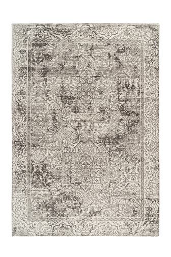 KAYOOM Wohnzimmer Teppich Kurzflorteppich Davis 225 in grau