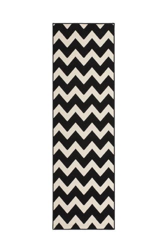 KAYOOM Wohnzimmer Teppich Kurzflorteppich Manolya 209 in schwarz – Modern