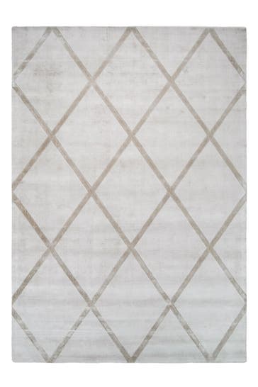 KAYOOM Wohnzimmer Teppich Kurzflorteppich Luxury 210 in elfenbein - taupe – Modern