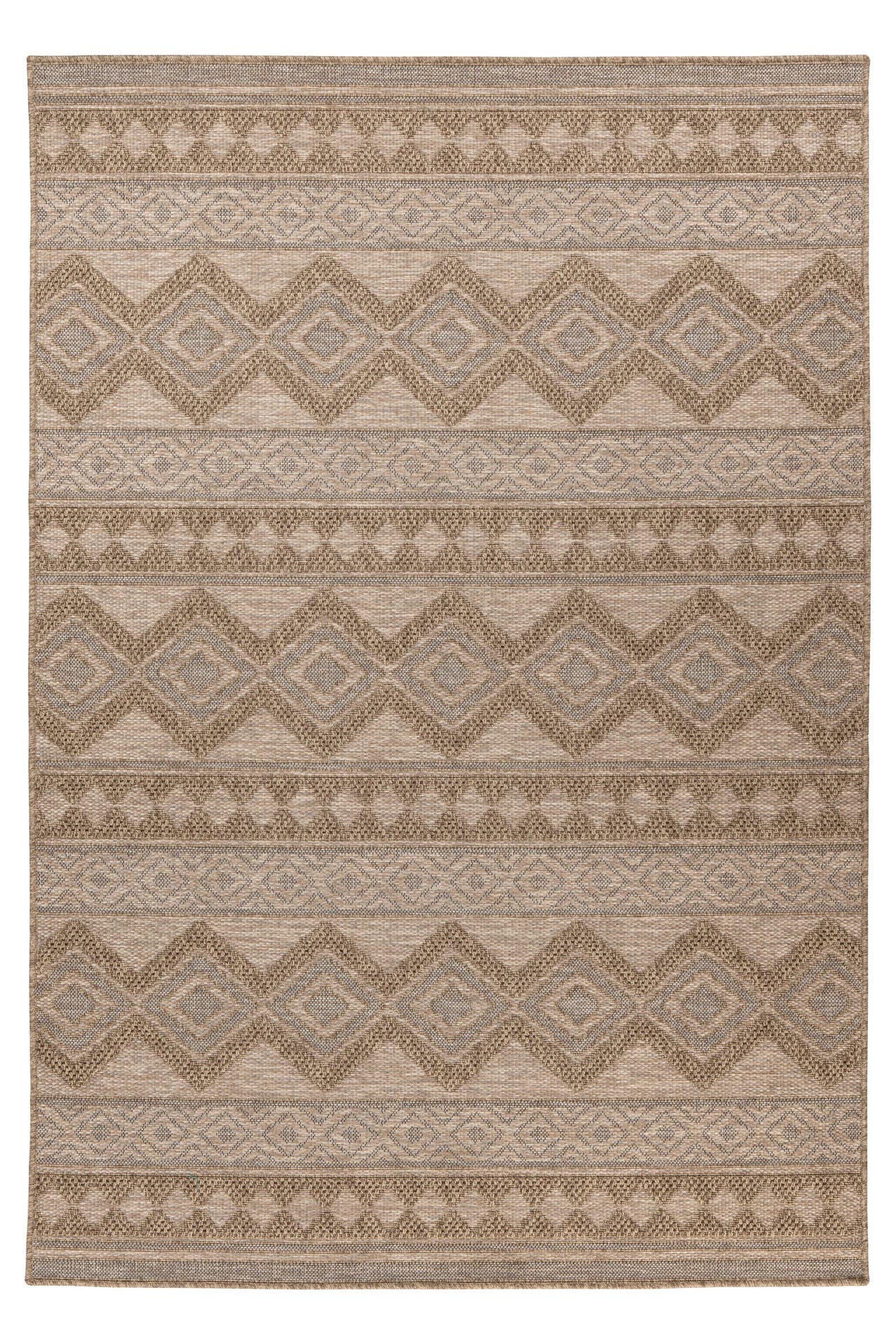 KAYOOM Wohnzimmer Kurzflor Teppich Sindra 225 Natur, Bild 1