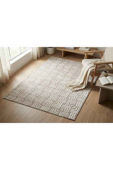 KAYOOM Wohnzimmer Teppich Kurzflorteppich Calma 325