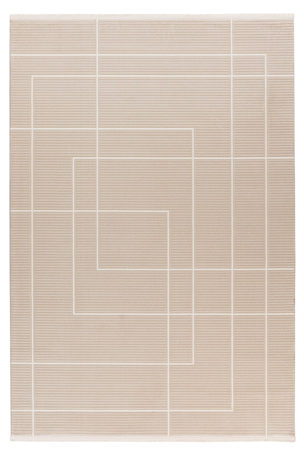 KAYOOM Wohnzimmer Teppich Kurzflorteppich Stage 125 in beige, Bild 1