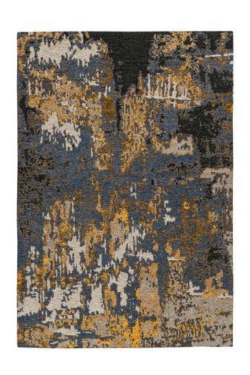 PADIRO Wohnzimmer Teppich Kurzflorteppich Primavera 525 bunt - blau