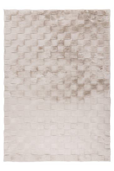 KAYOOM Wohnzimmer Teppich Kurzflorteppich Botany 625 in helltaupe