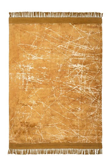 PADIRO Wohnzimmer Teppich Kurzflorteppich Dolce in gold