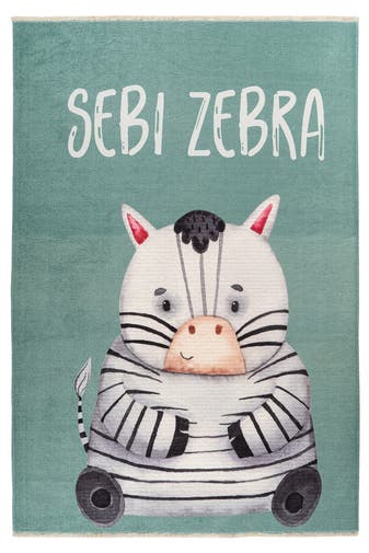 KAYOOM Kurzflor Kinder Teppich Joanna 624 zebra