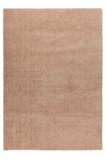 KAYOOM Wohnzimmer / Schlafzimmer Hochflor Teppich Tresor 525 Champagner