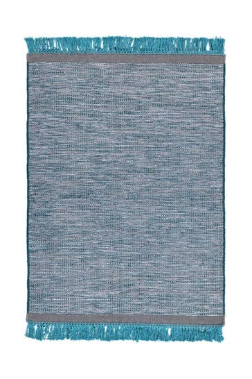 ARTE ESPINA Wohnzimmer Teppich Kurzflorteppich Nomad 806 in grau - blau