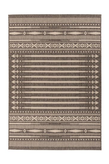 ARTE ESPINA Wohnzimmer Teppich Kurzflorteppich Splash 225 in braun - creme – Modern