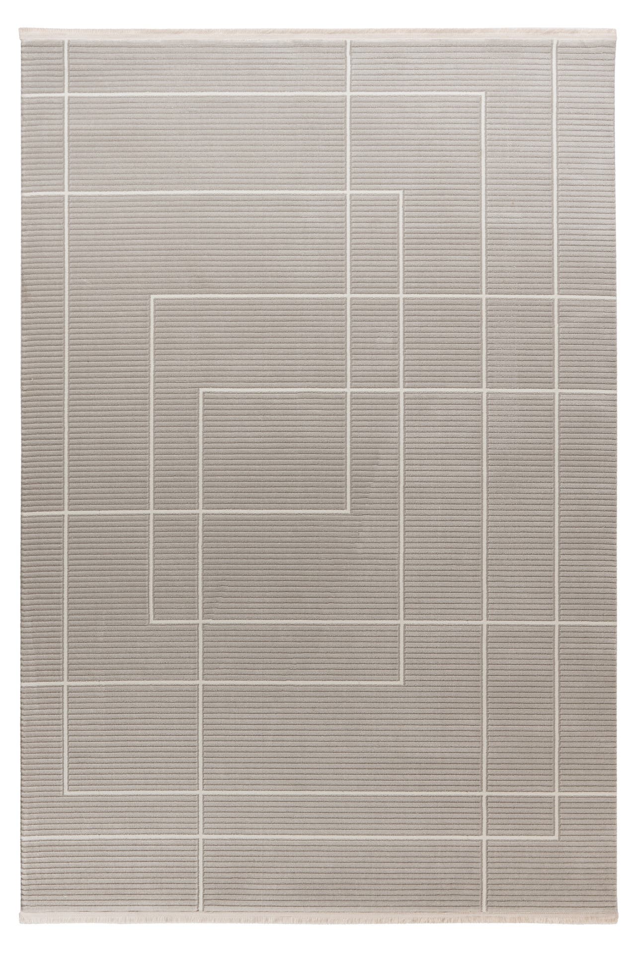 KAYOOM Wohnzimmer Teppich Kurzflorteppich Stage 125 in silber, Bild 1