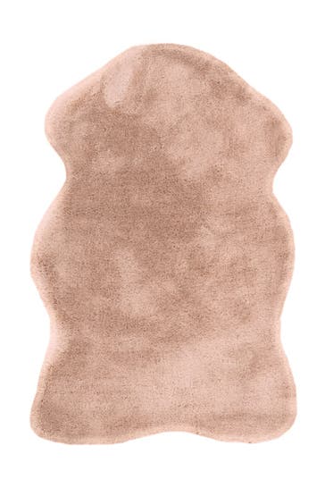PADIRO Wohnzimmer Teppich Hochflorteppich Rabbit in creme